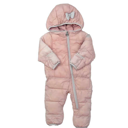 Michale Kors Girls Pink Snowsuit Size: 6-12 Months Pink