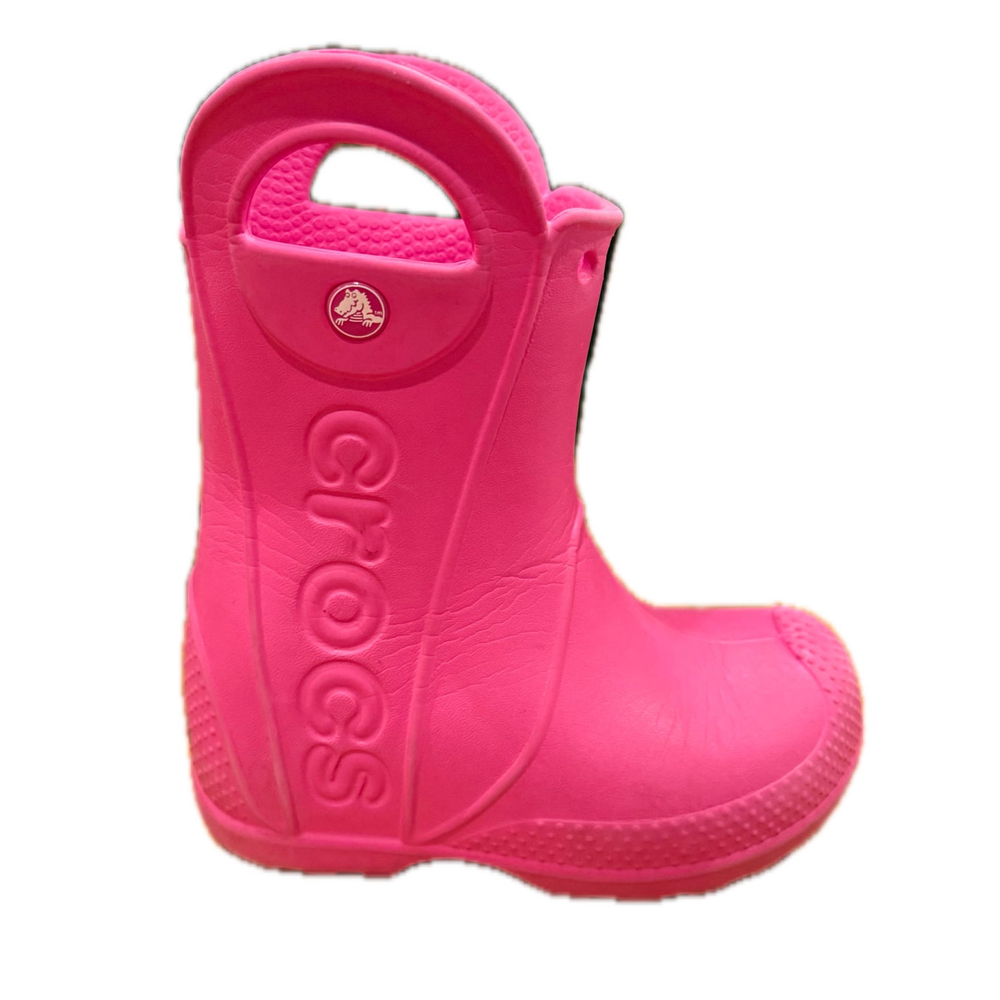 Crocs Girls Pink Rain Boots Size: 8 Toddler Pink