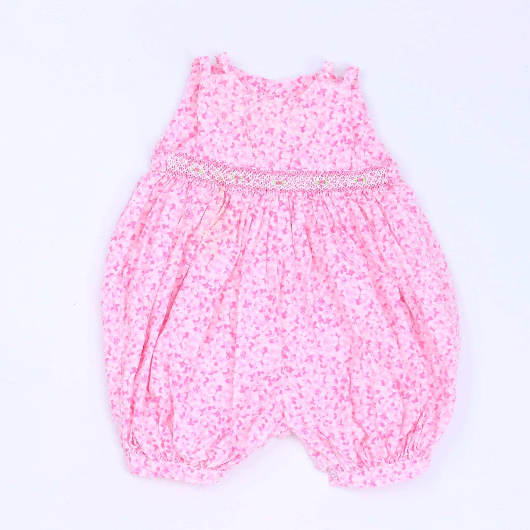 Sophie Dess Girls Pink Romper Size: 6 Months Pink
