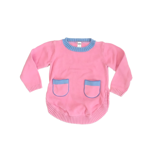 Beaufort Bonnet Co Girls Pink Sweater Size: 6 Years Pink