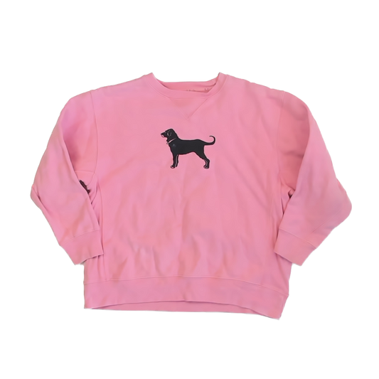 The Black Dog Girls Pink Sweatshirt Size: YLG (14-16 Years) Pink