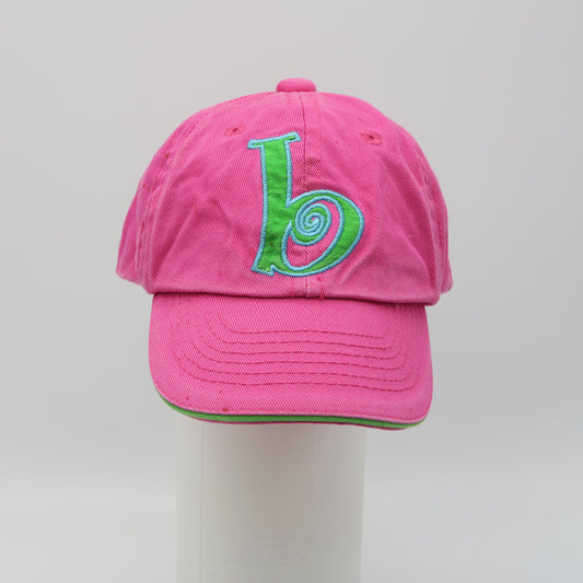 Mudpie "P" Girls Pink Hat Size: 0-12 Months Pink