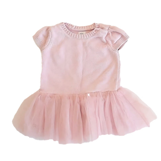 Gap Girls Pink Dress Size: 6-12 Months Pink