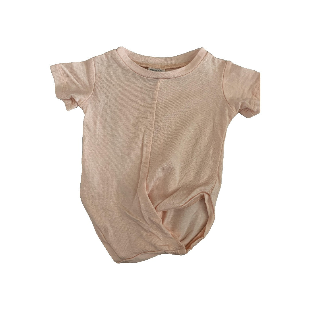 Peasy Girls pink Onesie Size: 3-6 months pink