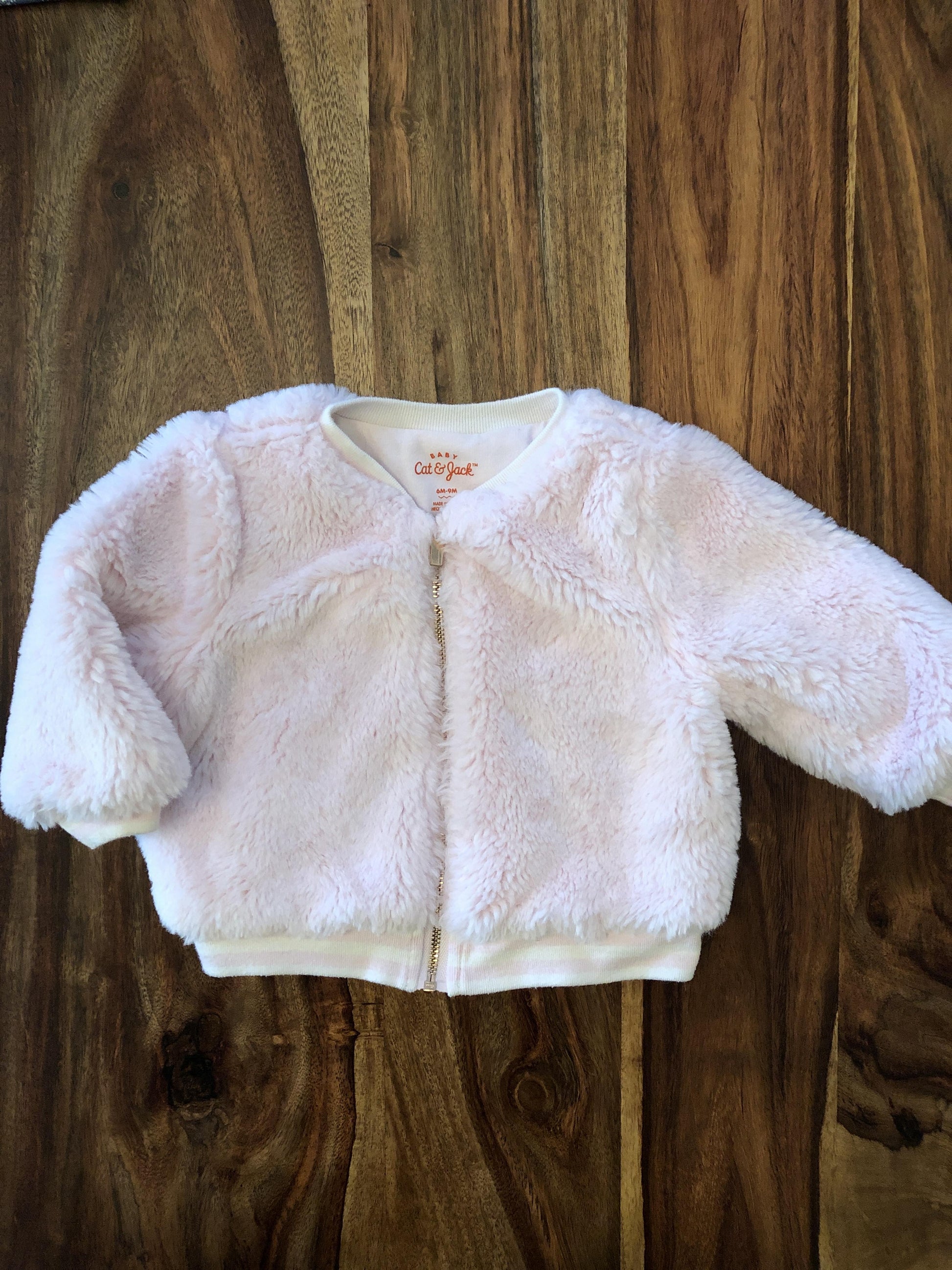 Cat & Jack Girls pink Jacket Size: 6-9 months pink