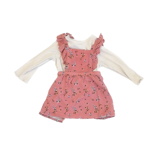 Jessica Simpson Girls Pink Dress Size: 24 Months Pink
