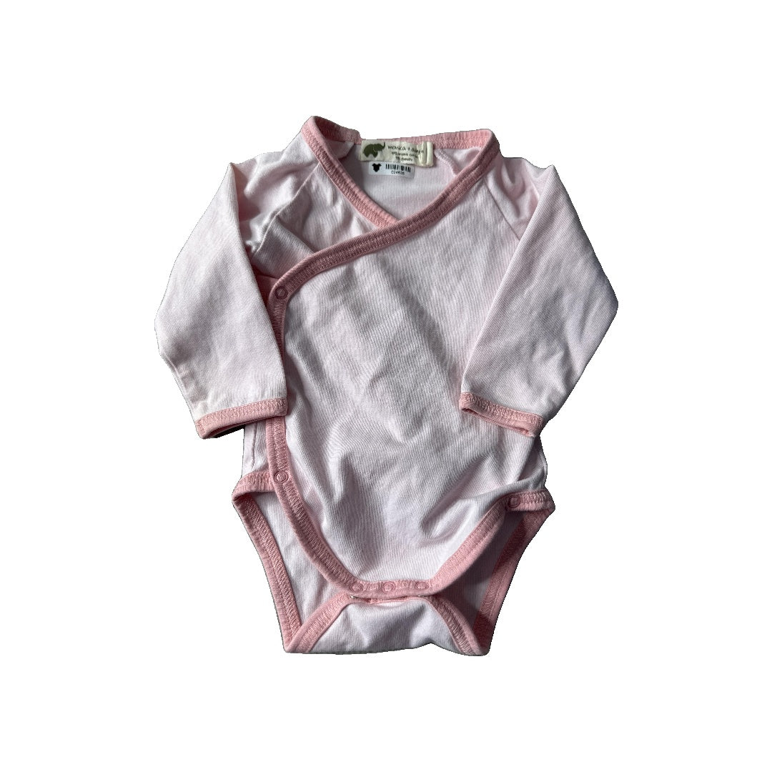 Monica + Andy Girls pink Onesie Size: 3-6 months pink