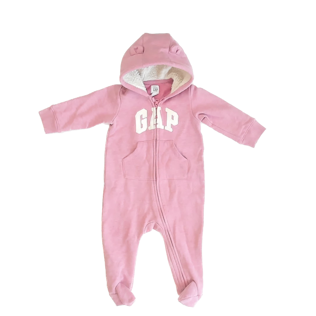 Gap Girls Pink Long Sleeve Outfit Size: 6-12 Months Pink