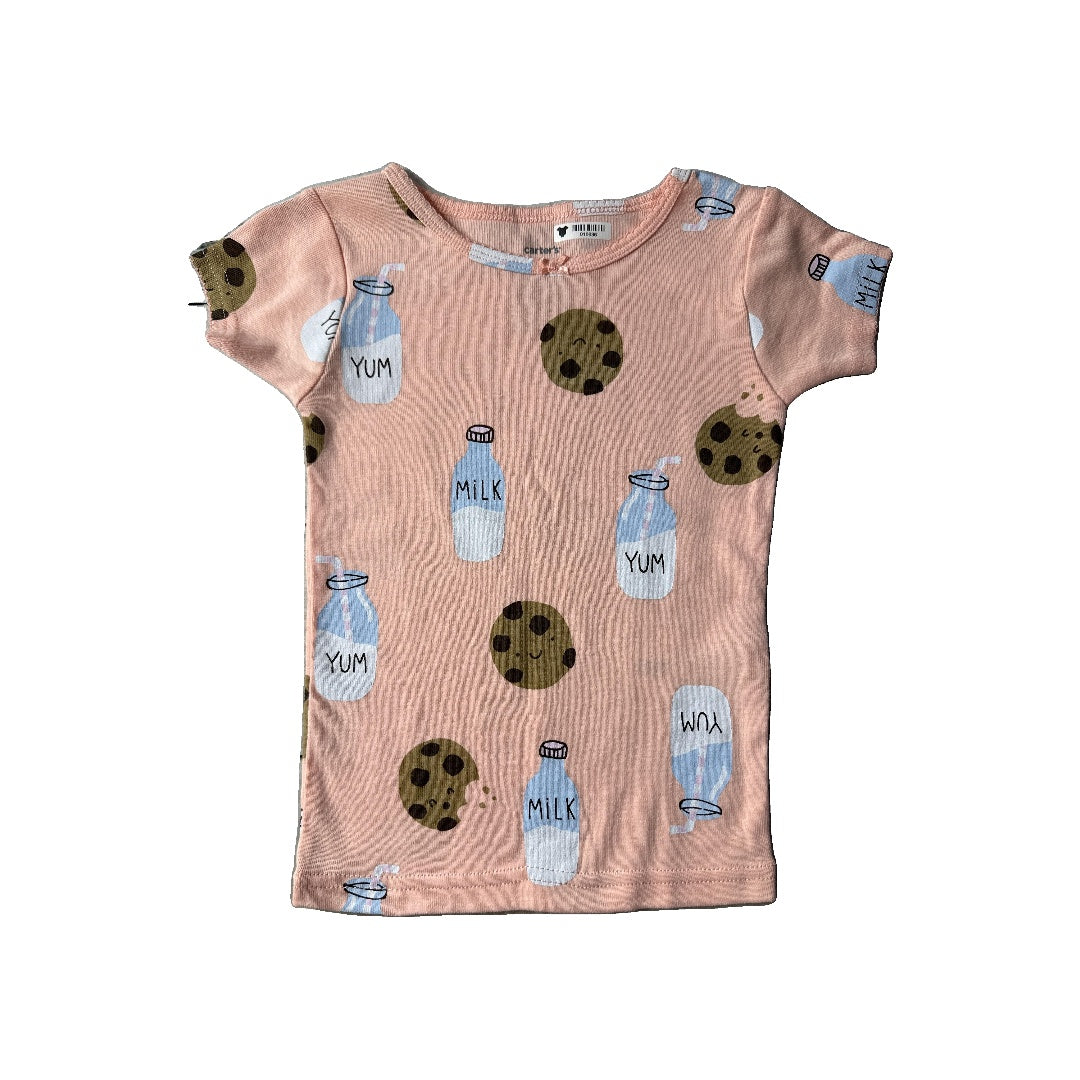 Carters Girls pink Pajamas Size: 2T pink