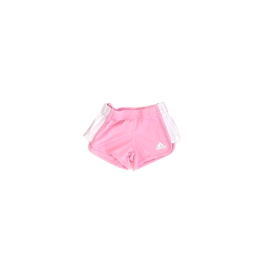 Adidas Girls Pink Athletic Shorts Size: 2T Pink