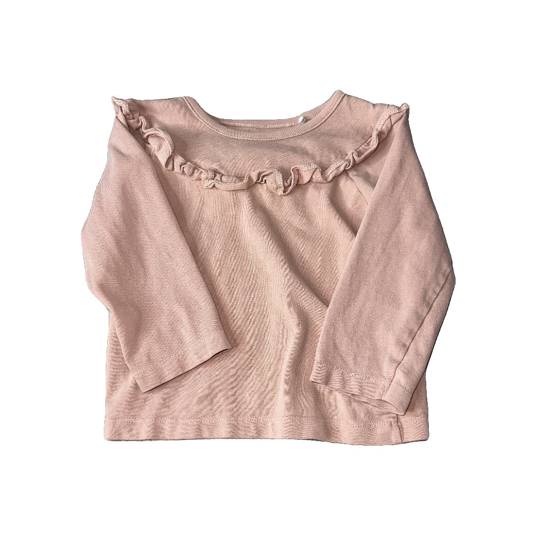 Oliver & Rain Girls pink Long Sleeve T-Shirt Size: 2 years pink