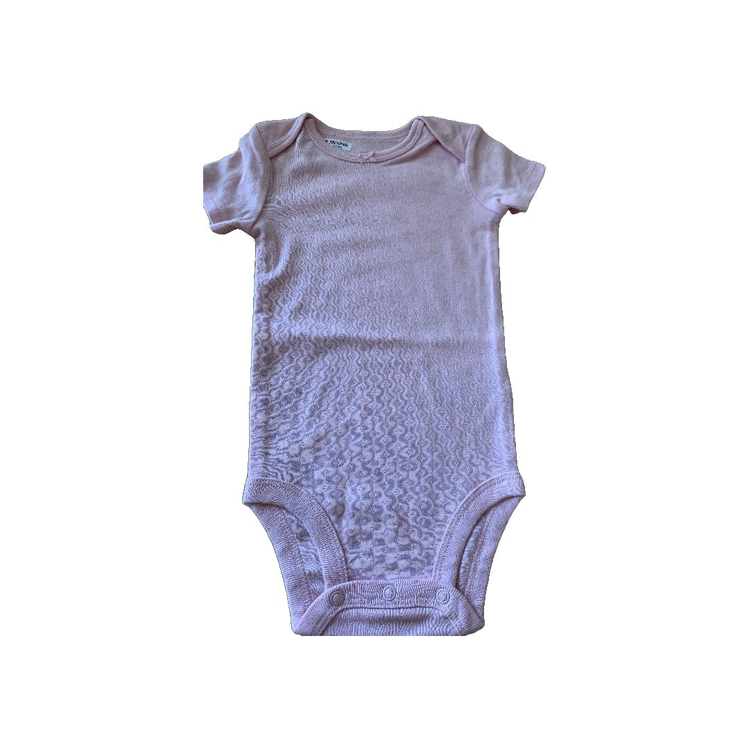 Carters Girls pink Onesie Size: 6-9 months pink