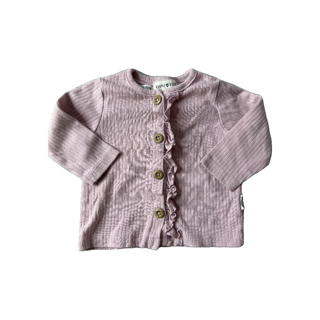 Rabbit Bear Unisex pink T-Shirt Size: 3-6 months pink