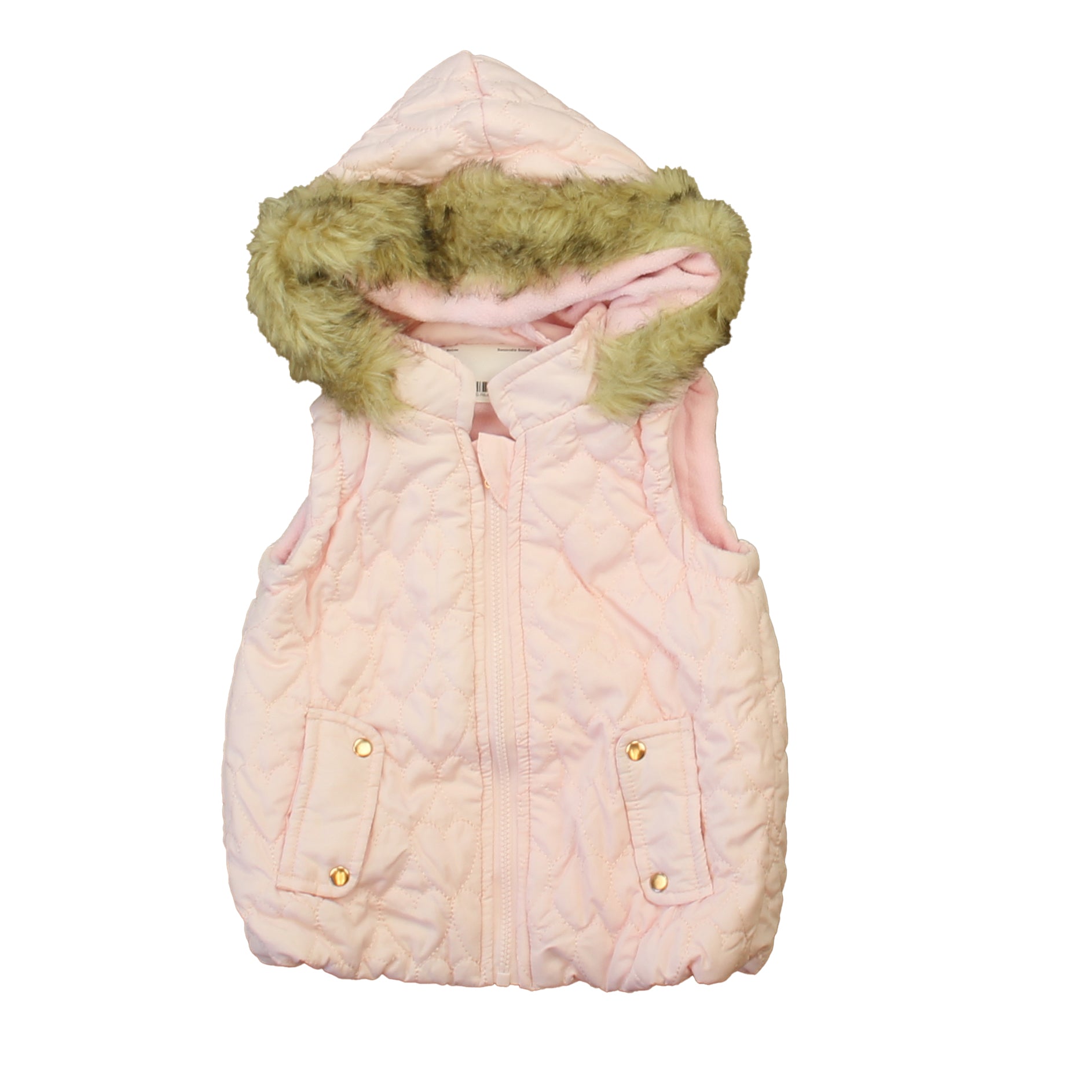 Woolies Babes Girls Pink Vest Size: 3-6 Months Pink