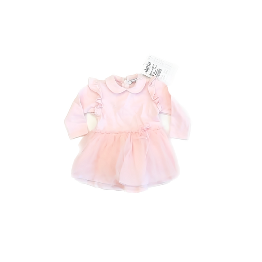 Aletta Cherie Girls Pink Dress Size: 6 Months Pink
