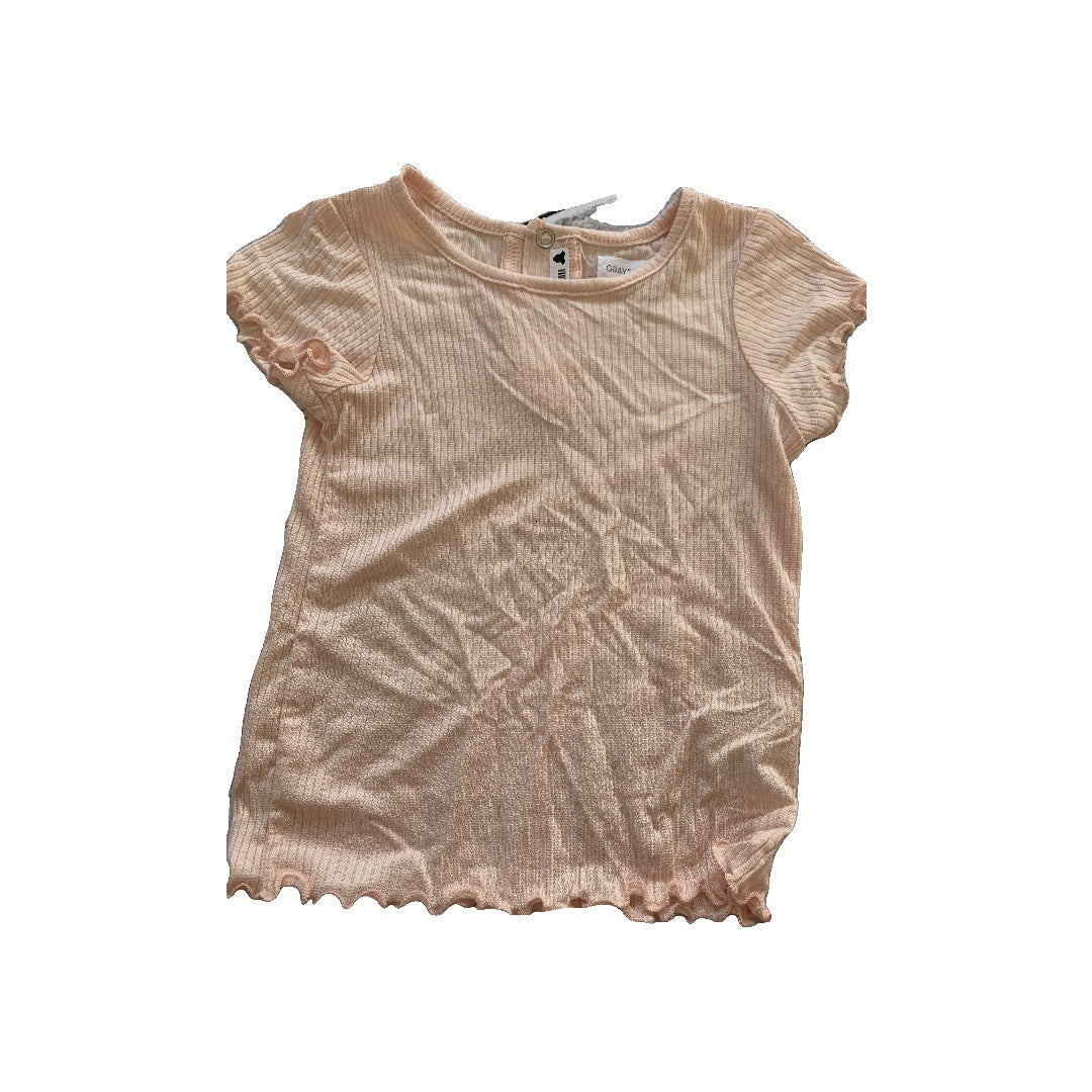 Grayson mini Girls pink Shirt Size: 12M pink