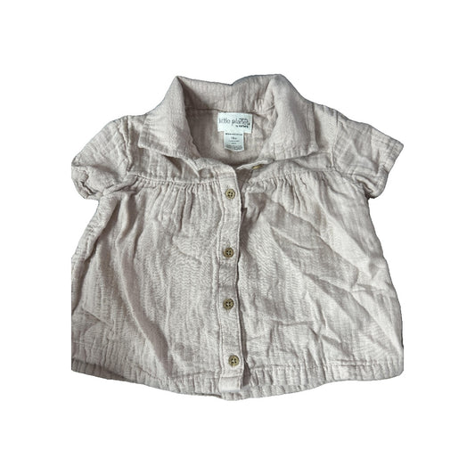 Little Planet Girls pink Short Sleeve Shirt Size: 18 months pink