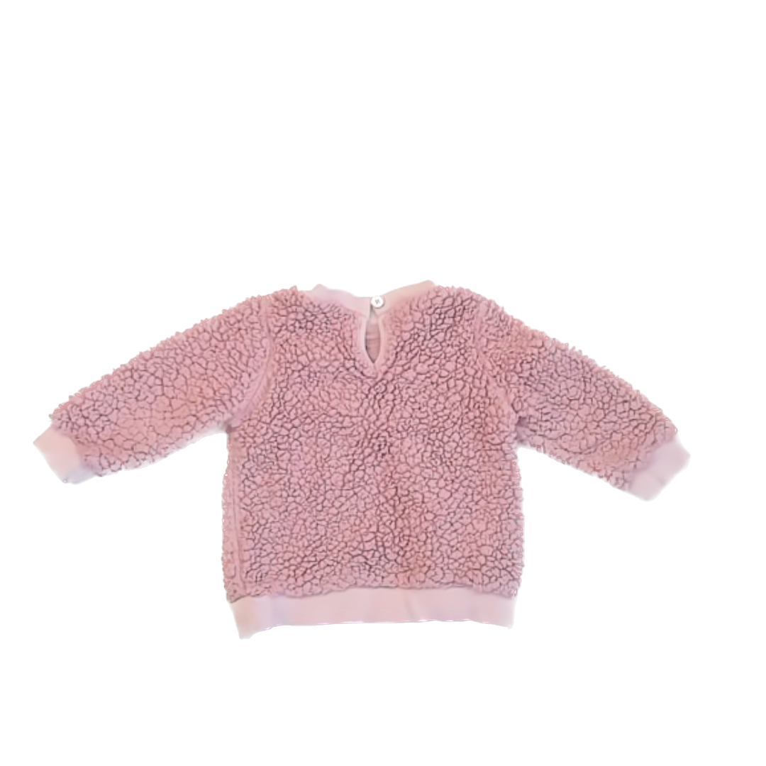 Pippa & Julie Girls Pink Fleece Size: 12-18 Months Pink