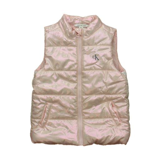 Calvin Klein Girls Pink Vest Size: 4T