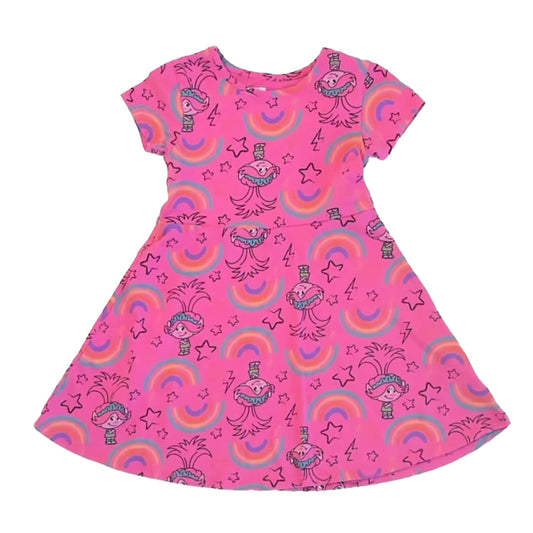 Trolls Girls Pink Dress Size: 5T Pink