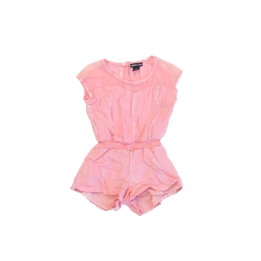 Limited Too Girls Pink Romper Size: 4T Pink
