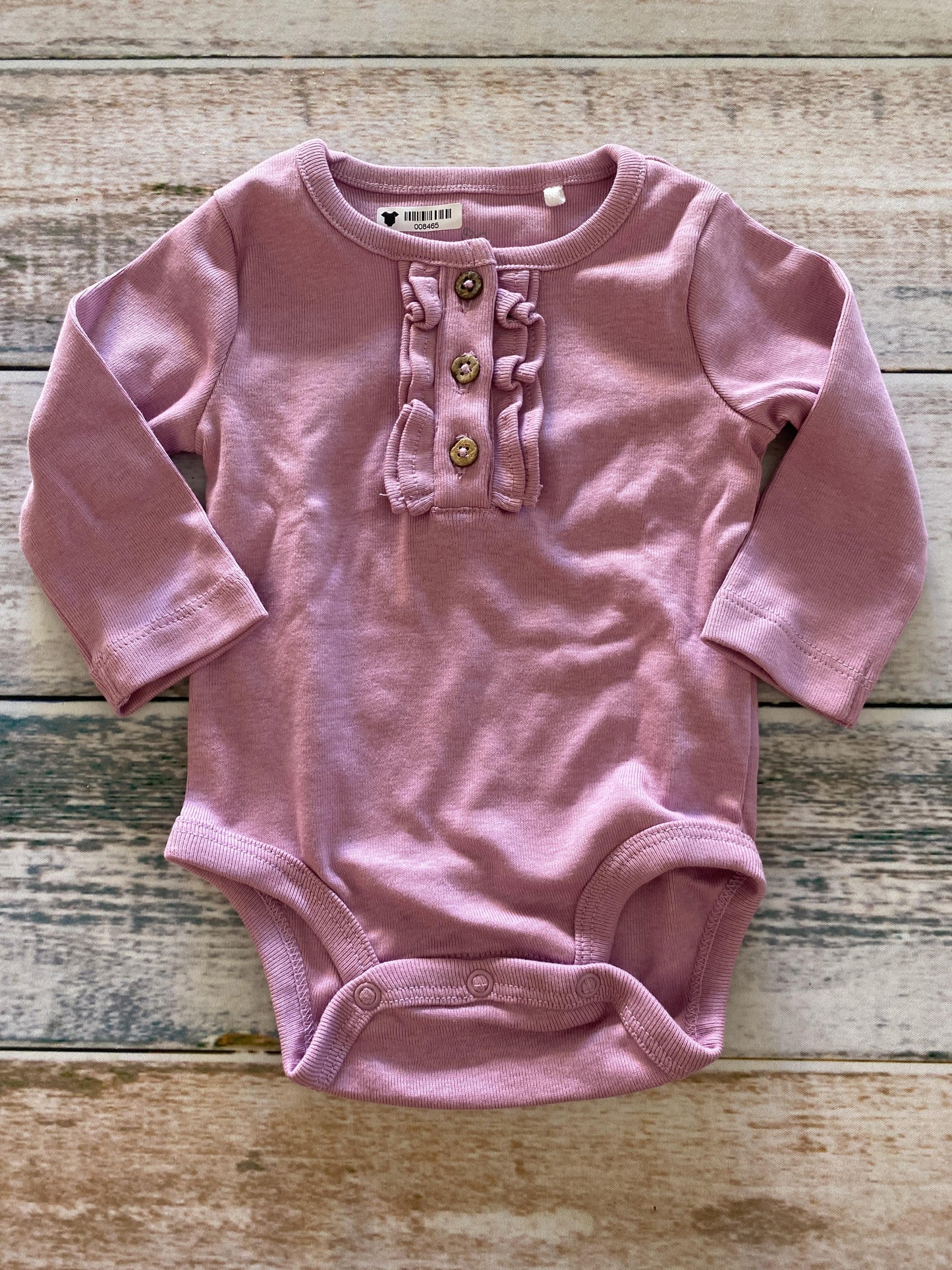 Oliver & Rain Girls pink Onesie Size: 3 months pink