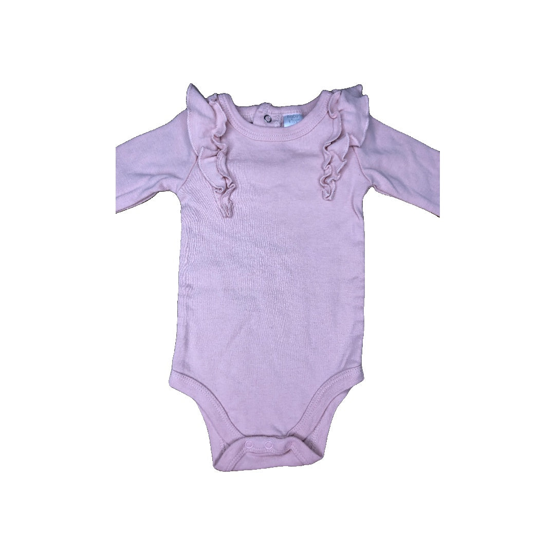 Baby Kiss Girls pink Onesie Size: 3-6 months pink