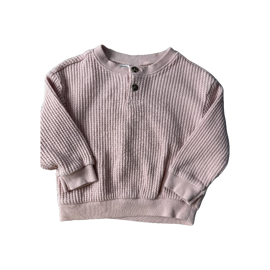 Old Navy Girls pink Long Sleeve T-Shirt Size: 12-18 months pink
