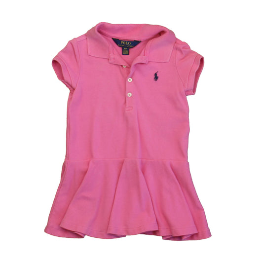 Ralph Lauren Girls Pink Dress Size: 2T Pink