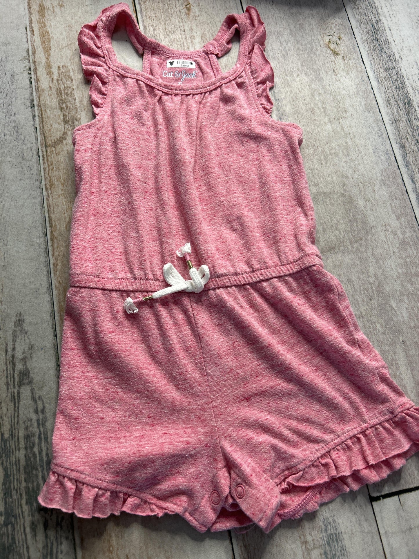 Cat & Jack Girls pink Romper Size: 2T pink