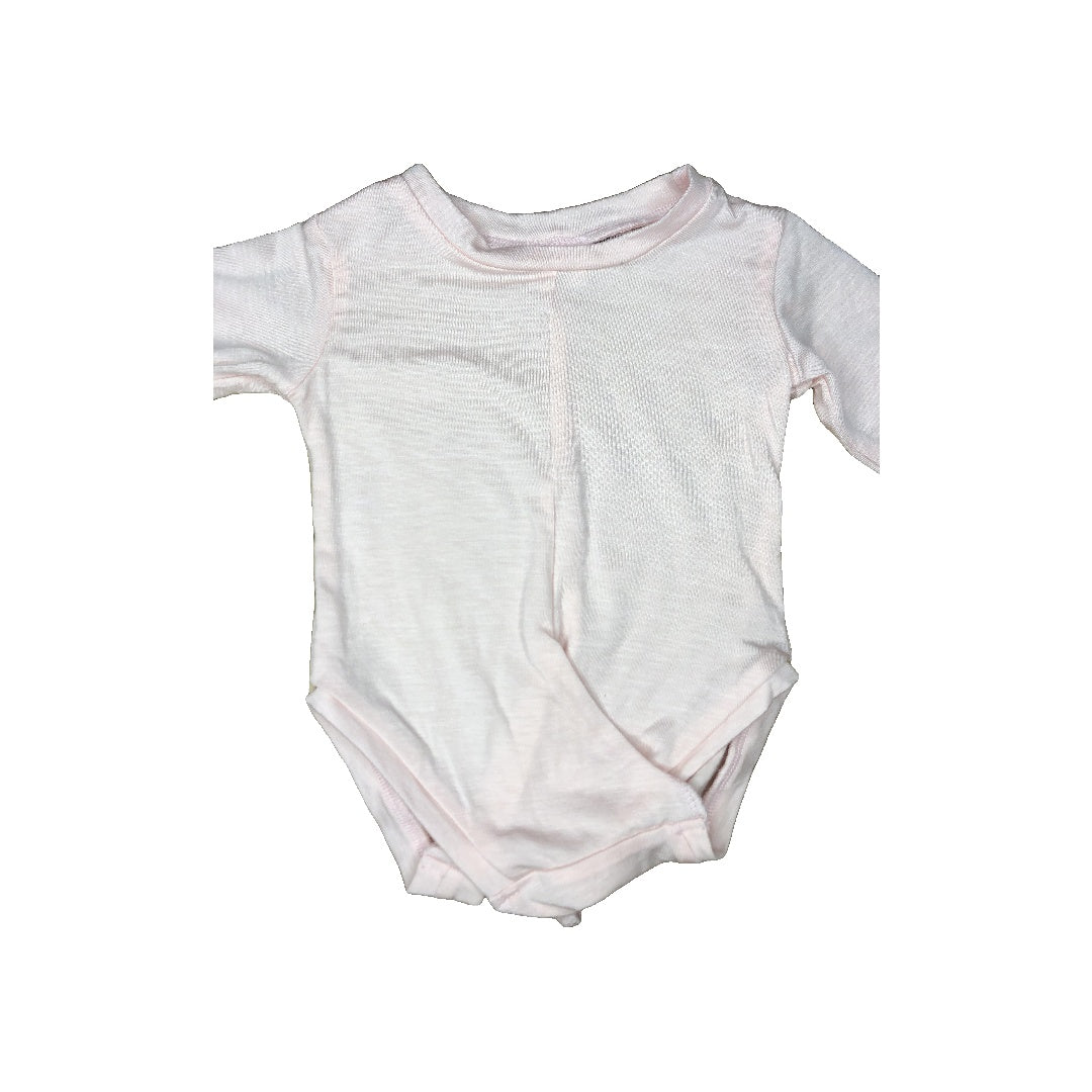Peasy Girls pink Onesie Size: 3-6 months pink