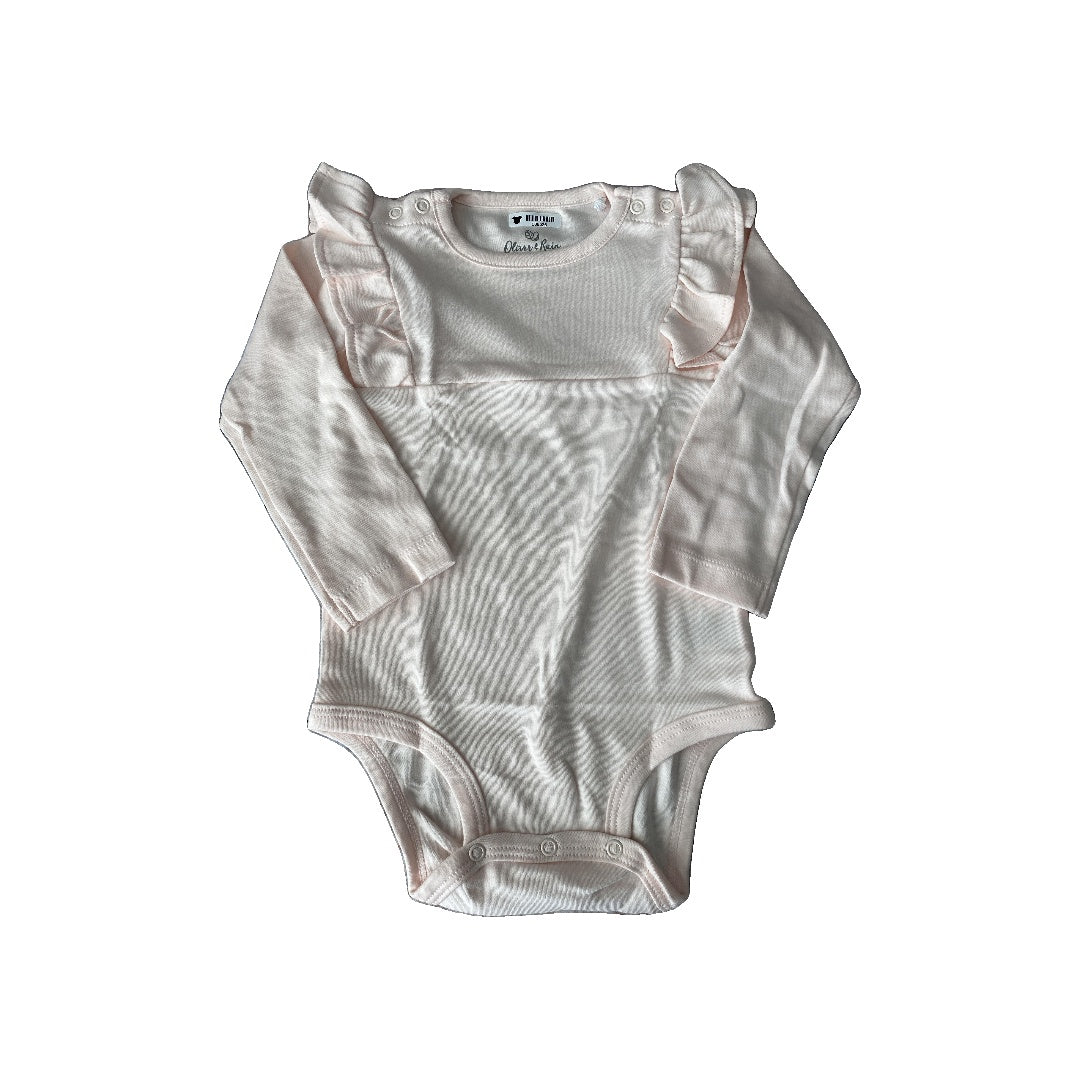 Oliver & Rain Girls pink Onesie Size: 18 months pink