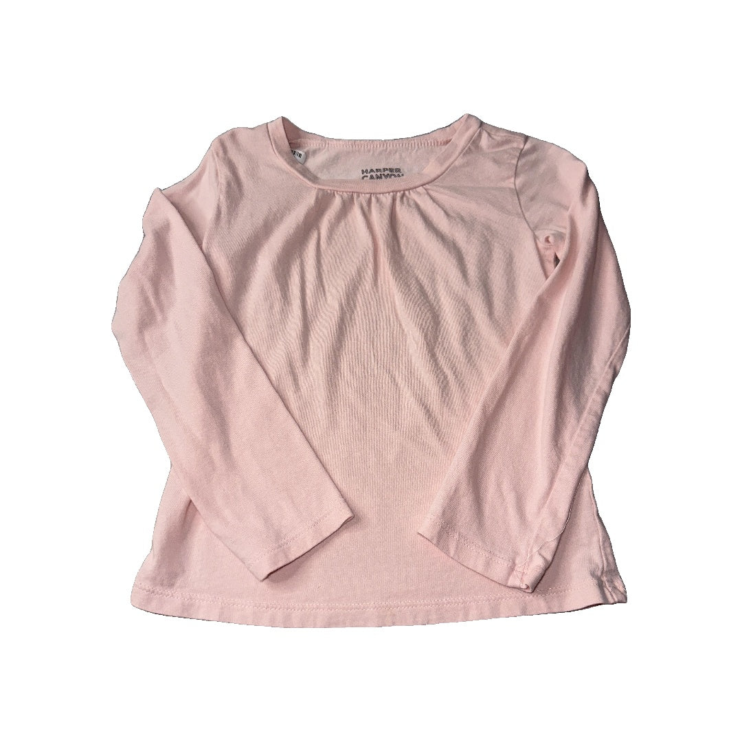 Harper Canyon Girls pink Long Sleeve Shirt Size: 3T pink