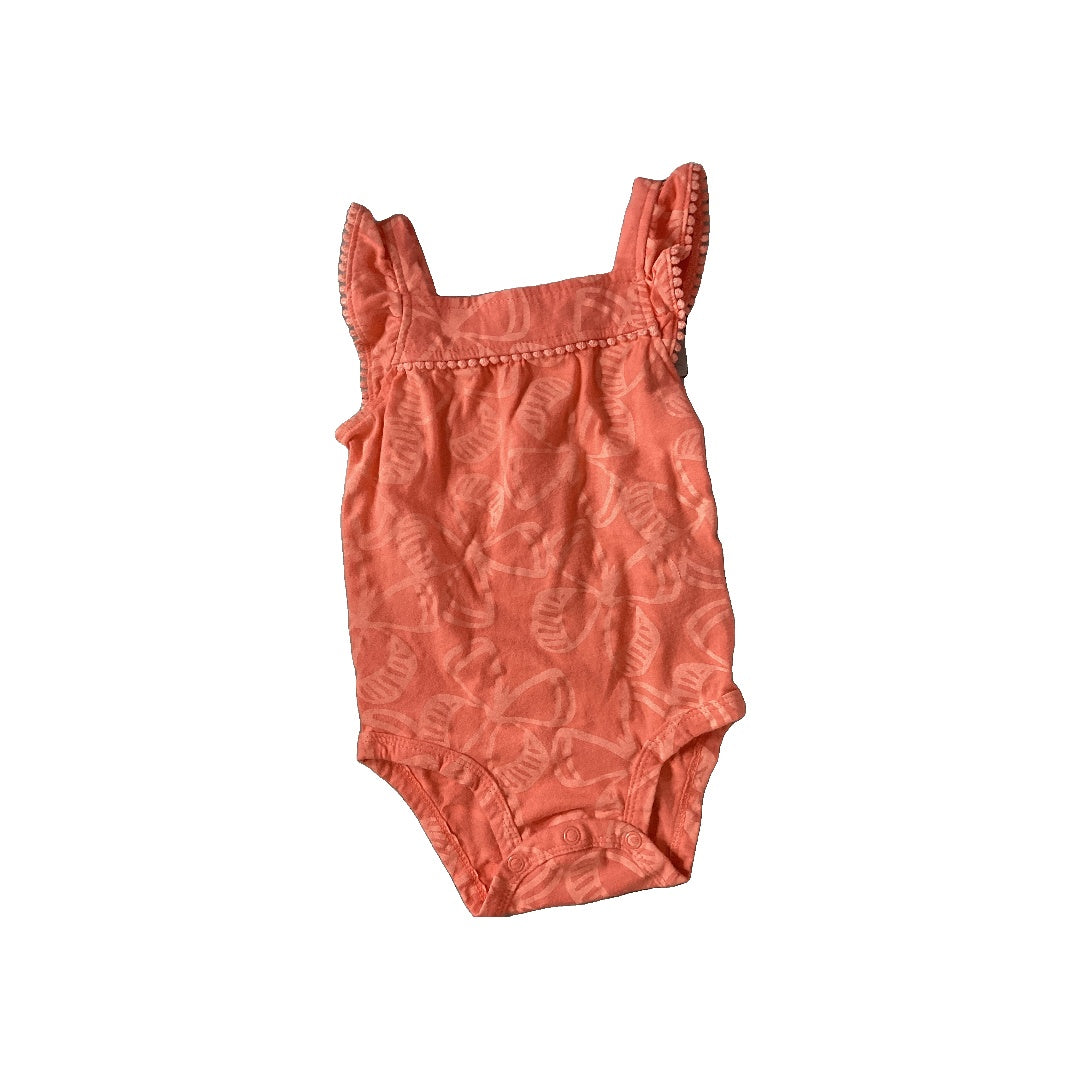 Carters Girls pink Onesie Size: 12M pink