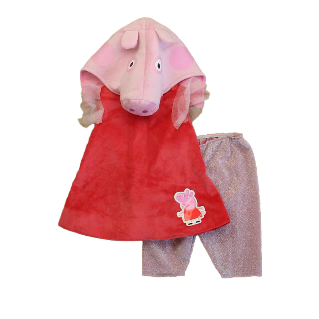 Peppa Pig Girls Pink Costume Size: 2T