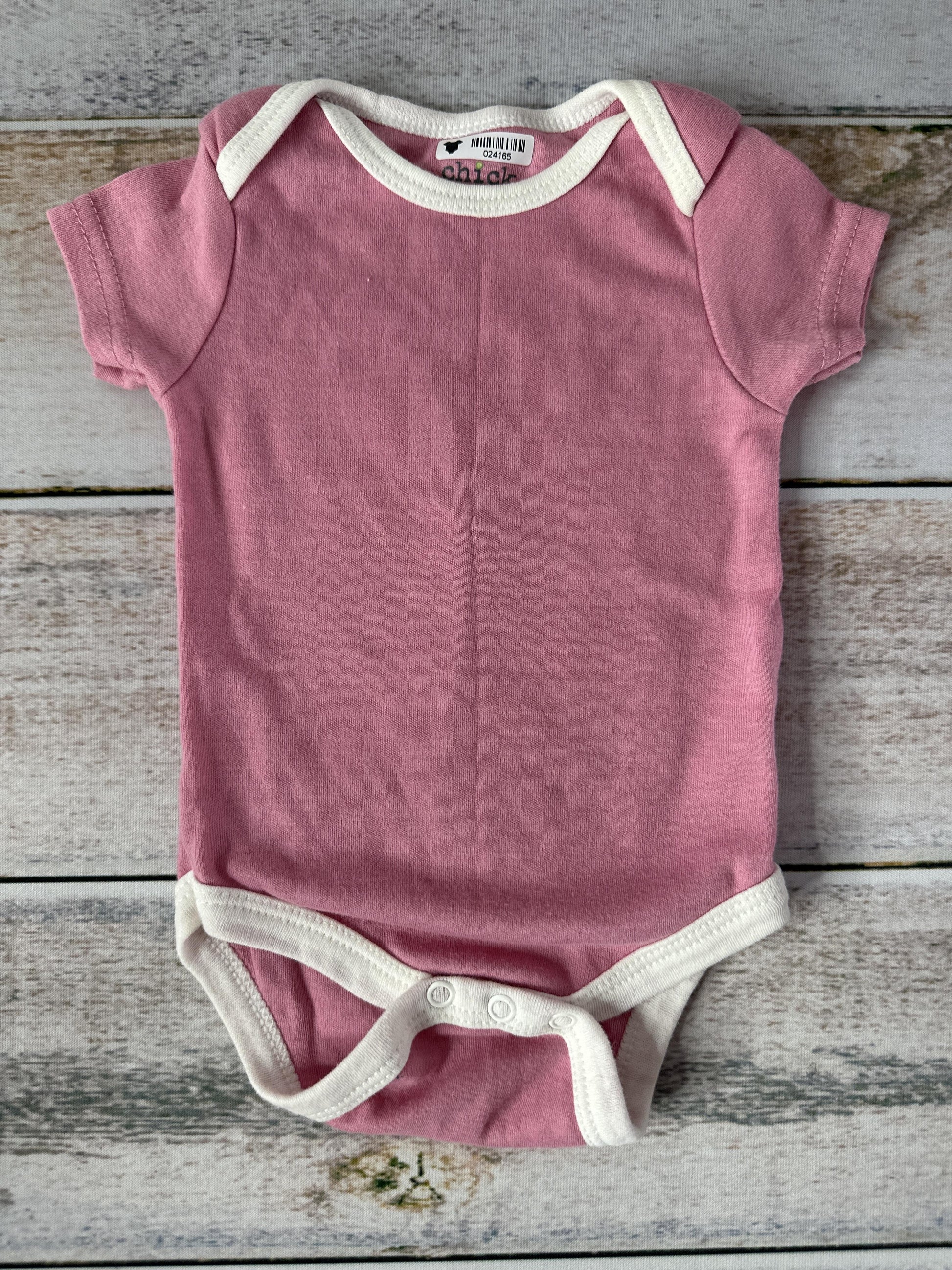 Chick Pea Girls pink Onesie Size: 3-6 months pink