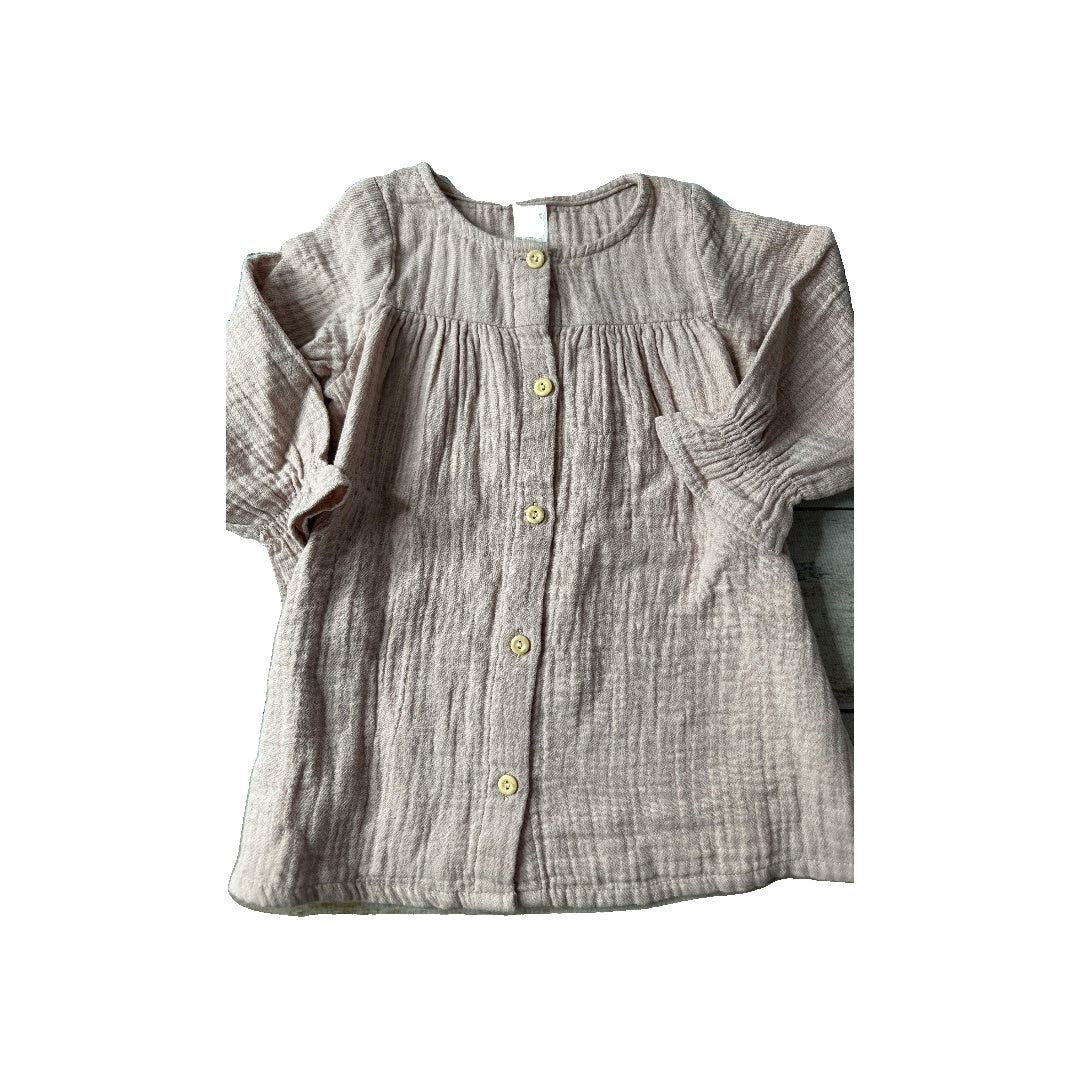 H&M Girls pink Dress Size: 9 months pink