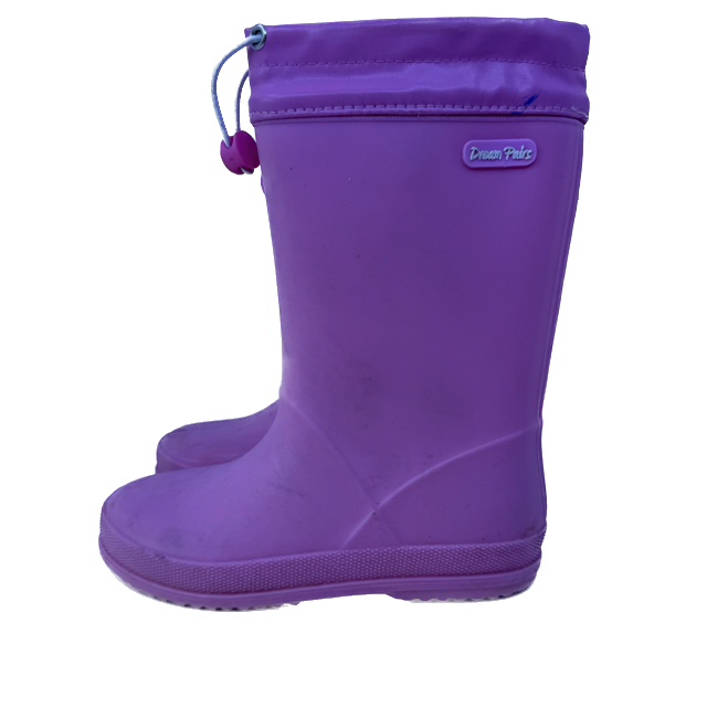 Dream Pairs Girls Pink Rain Boots Size: 13 Toddler Pink