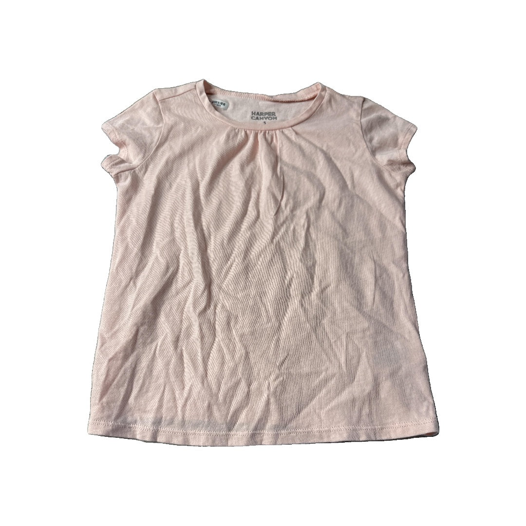 Harper Canyon Girls pink T-Shirt Size: 5 pink