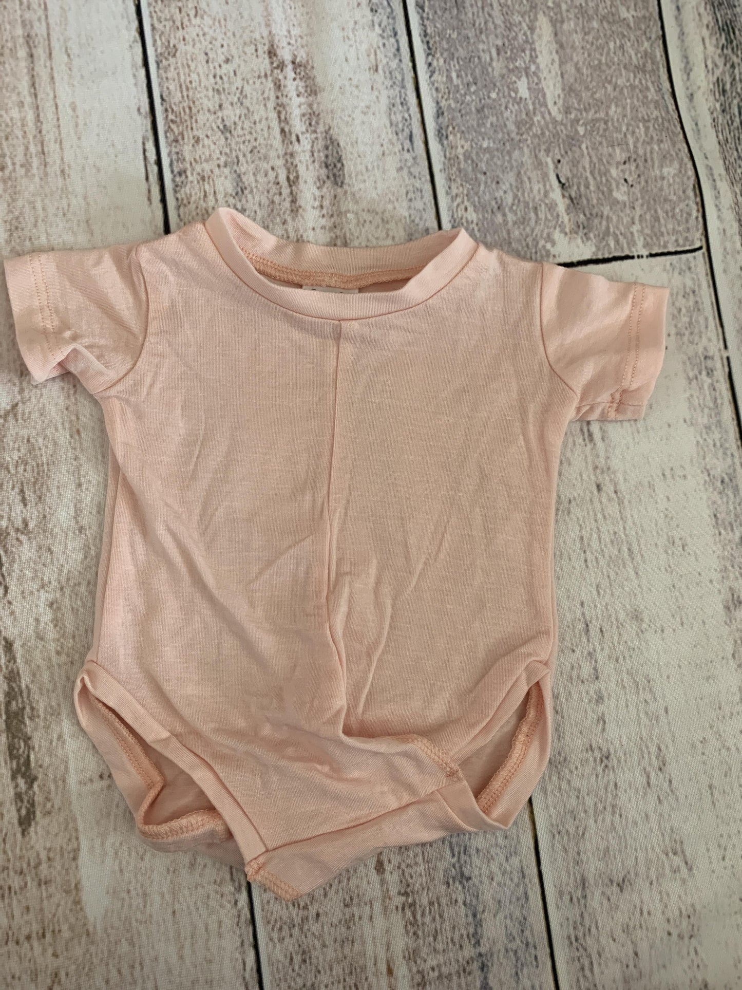 Peasy Girls pink Onesie Size: Newborn pink