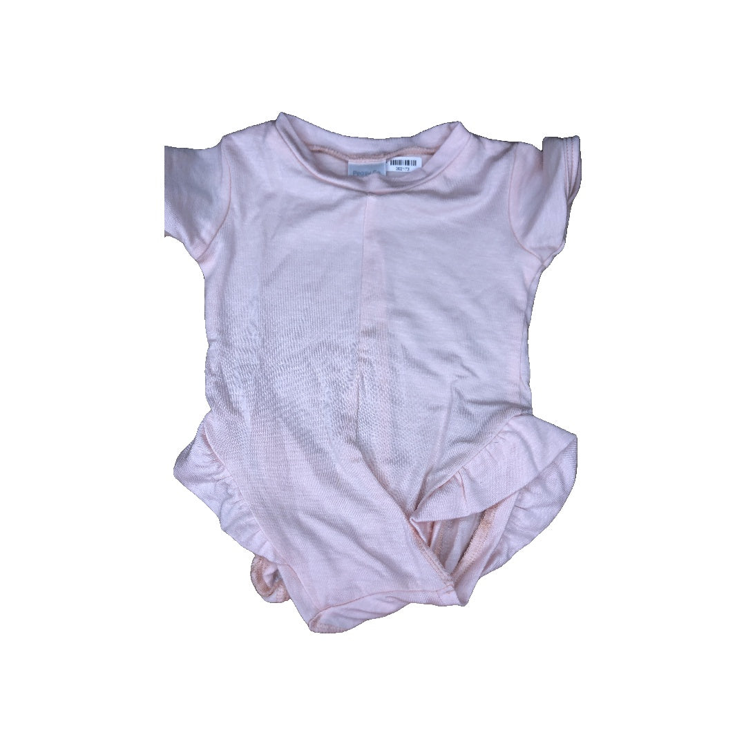 Peasy Girls pink Onesie Size: 3-6 months pink