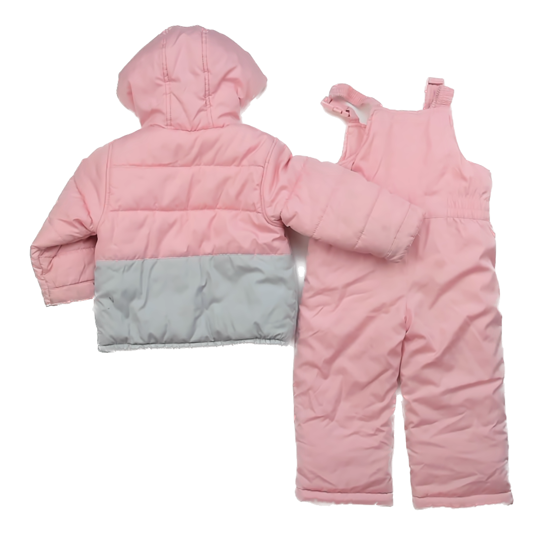 Carter's Girls Pink Snowsuit Size: 3T Pink