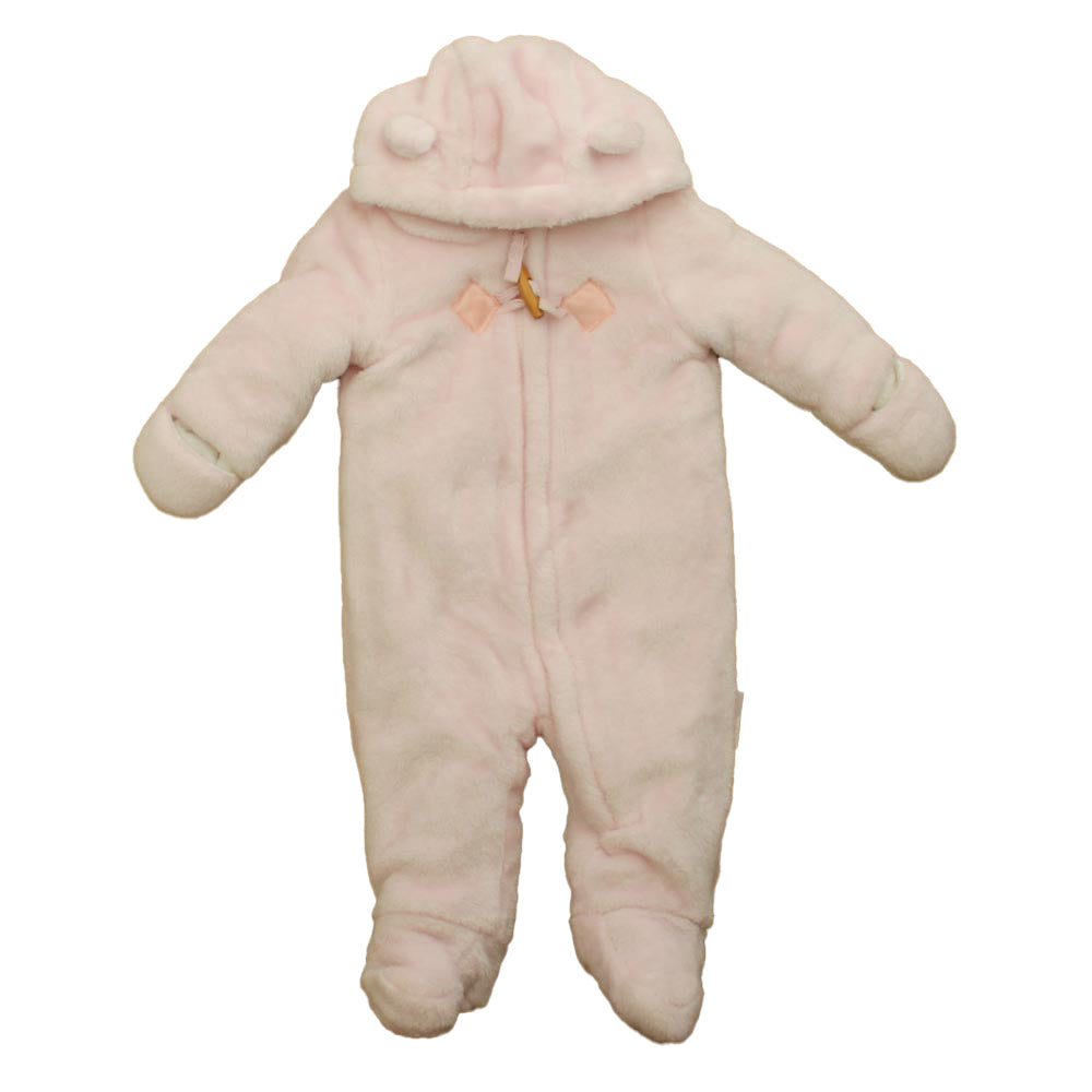 Wipette Girls Pink Bunting Size: 6-9 Months Pink