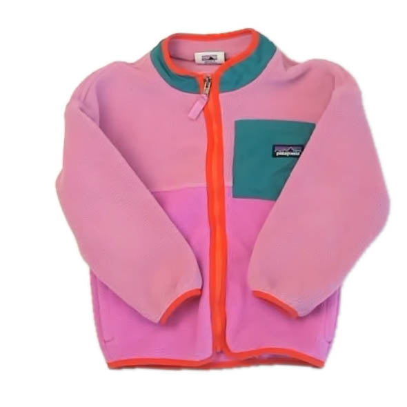Patagonia Girls Pink Fleece Size: 4T Pink