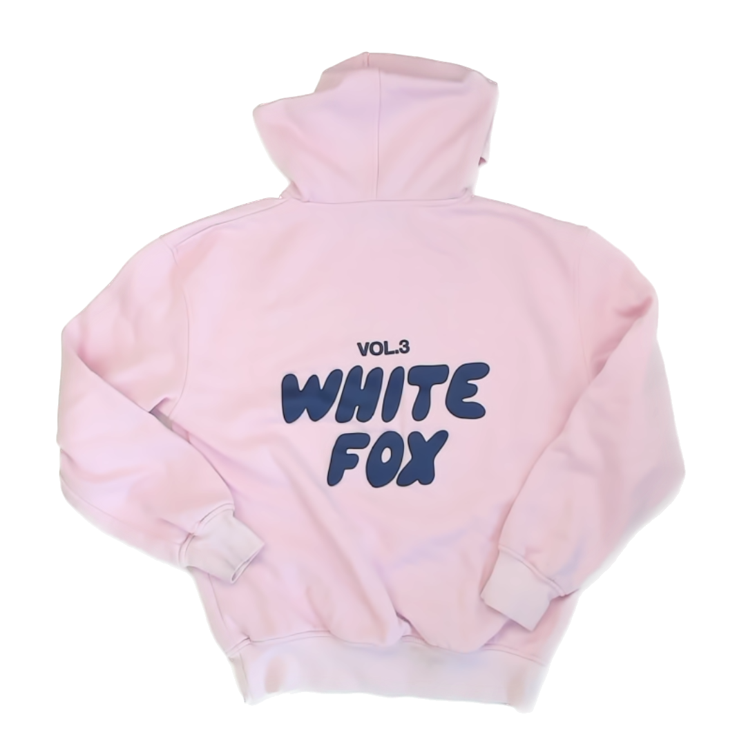 White Fox Girls Pink Hoodie Size: adult xxs/xs Pink