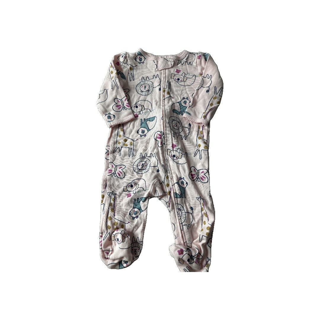 Cloud Island Unisex pink Pajamas Size: 3-6 months pink