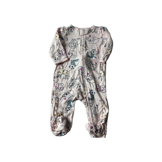 Cloud Island Unisex pink Pajamas Size: 3-6 months pink