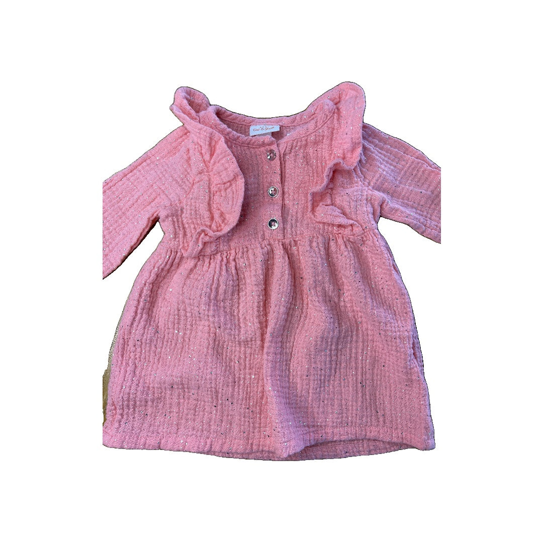 Cat & Jack Girls pink Dress Size: 12 months pink
