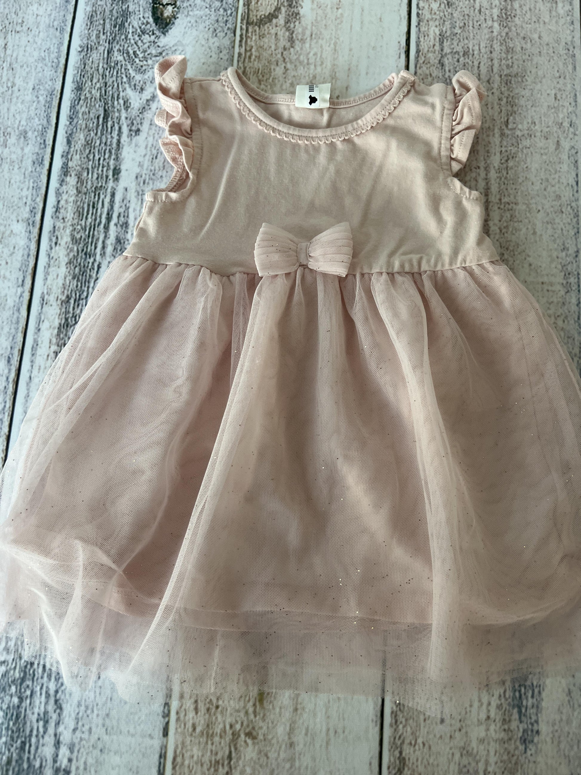 H&M Girls pink Dress Size: 3-6 months pink