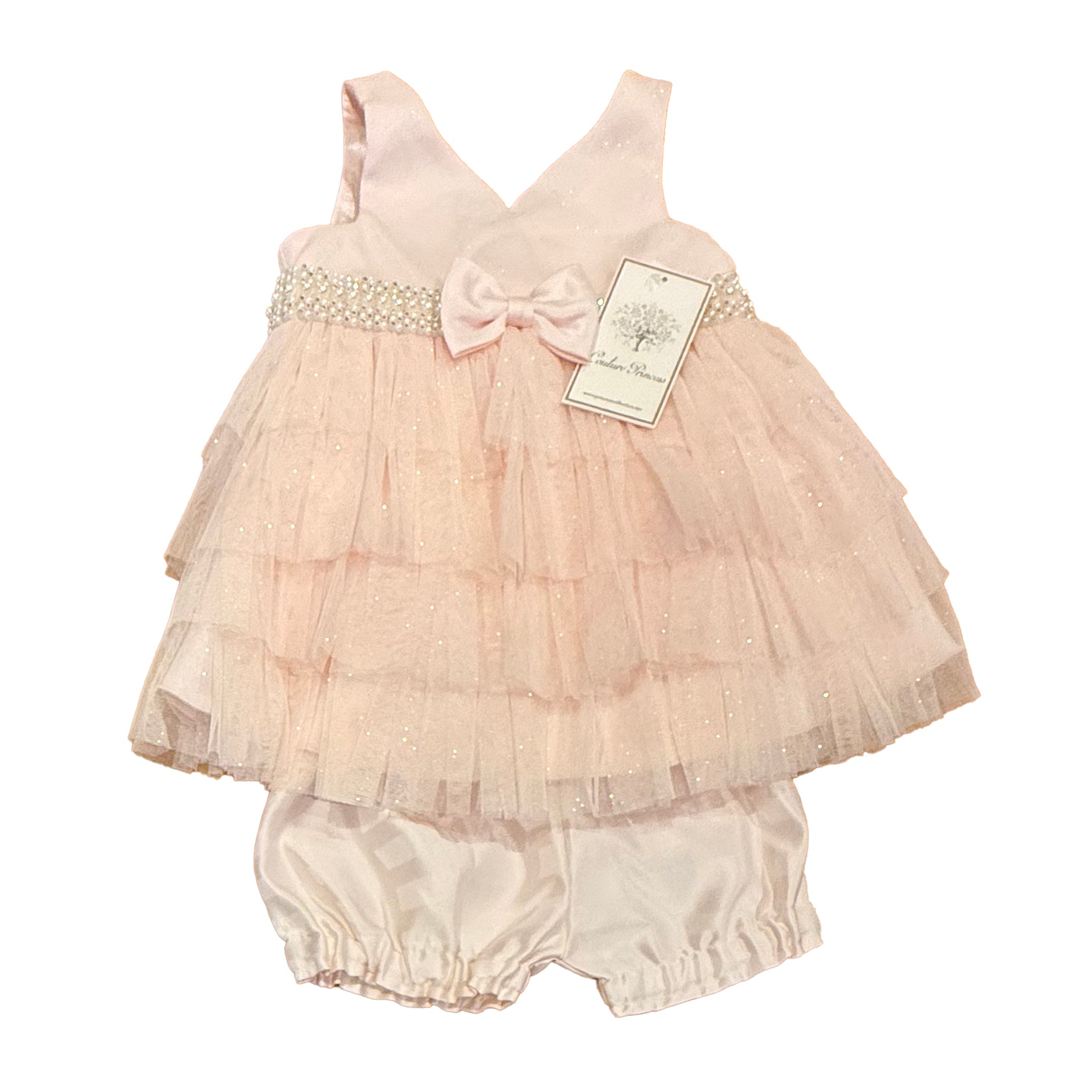 Couture Princess Girls Pink Special Occasion Dress Size: 24 Months Pink